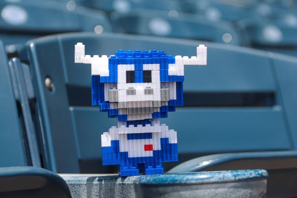 A building block version of Hornsby, the Tulsa Drillers' mascot, will be one of the promotions available at the April 19, 2026, Drillers game.
