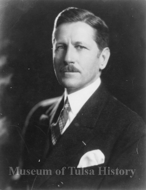 Black & white photograph measuring 8" x 10" and depicting Patrick J. Hurley, lawyer and colonel in the military during World War I. He served as Assistant Secretary of War during the Hoover administration, and Ambassador to China and the Middle East for Franklin D. Roosevelt.