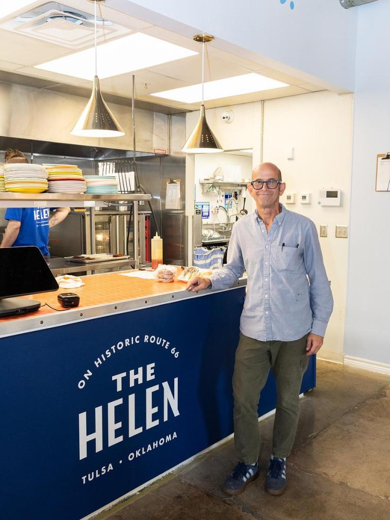Tim Rucker decided to open The Helen in the Meadow Gold District after visiting Meadow Gold Mack's Outpost and learning the former Wildflower Cafe location was open. 
