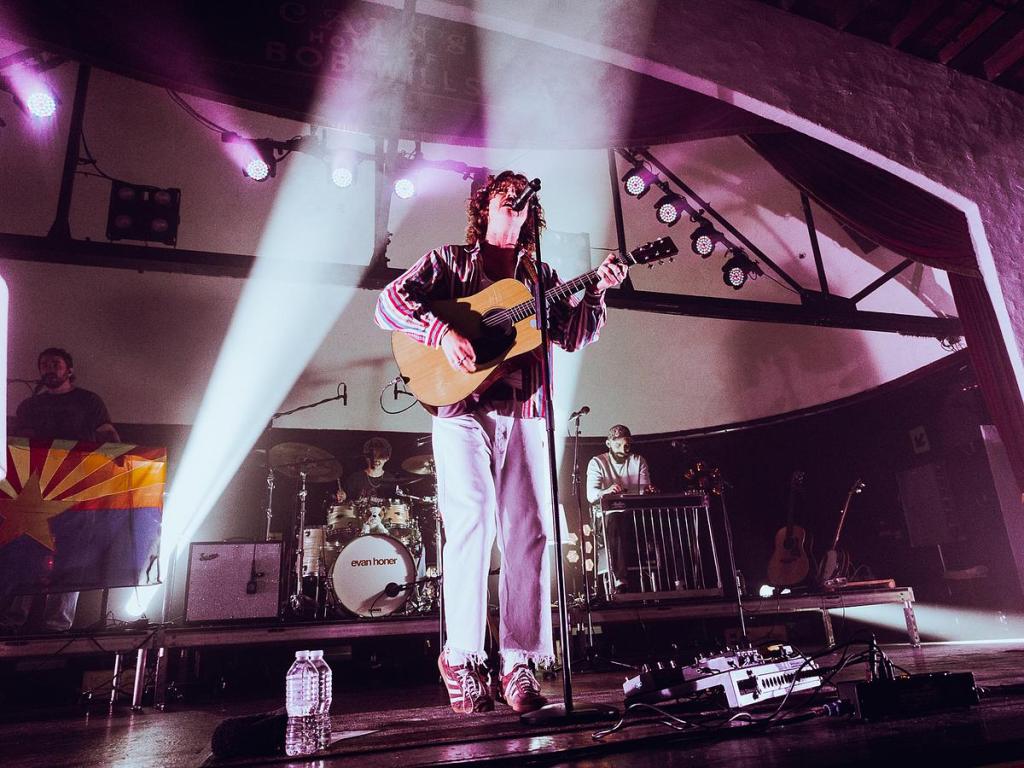  Evan Honer performs at Cain's Ballroom on April 15, 2026. 