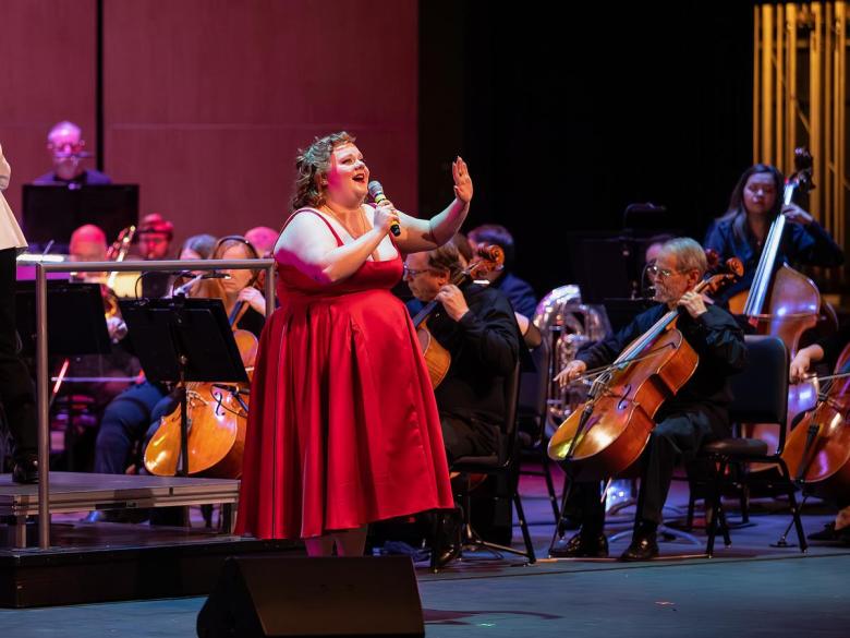 Natalie Grace Taylor, who has performed with such local companies as Tulsa Opera and American Theatre Company, won the Judges Award for her performance of “Good Morning, Baltimore."