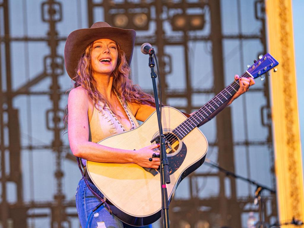 Tulsa native Kaitlin Butts performs at Calf Fry in Stillwater on May 1, 2026. She is going on tour with Ella Langley this summer after opening for Lainey Wilson. 