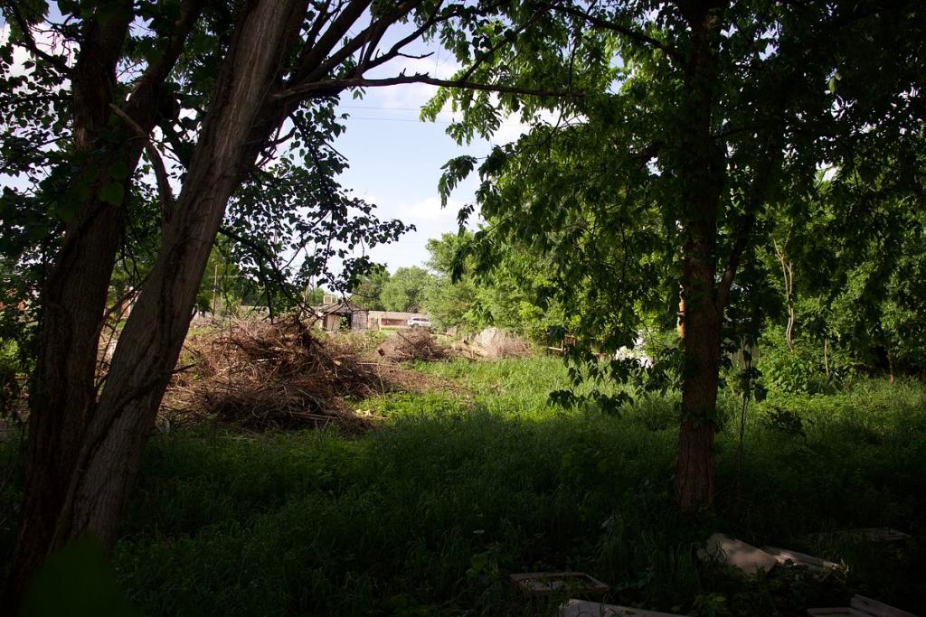 Developers started clearing land in the Charles Page neighborhood in recent months, where they hope to build a luxury RV park. 