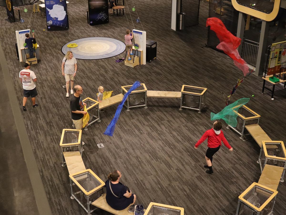 Kids play at Discovery Lab, located at 3123 Riverside Drive, Wednesday, May 27, 2026. The Discovery Lab has hands-on learning opportunities catered toward science, technology, engineering, art and math (STEAM).
