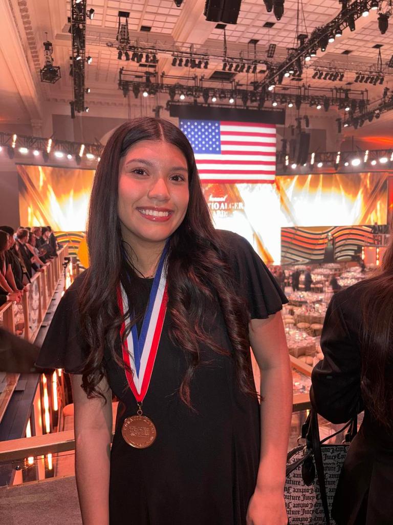 Areliz Fierro attends the Horatio Alger National Scholars Gala in Washington, D.C. April 10, 2026.