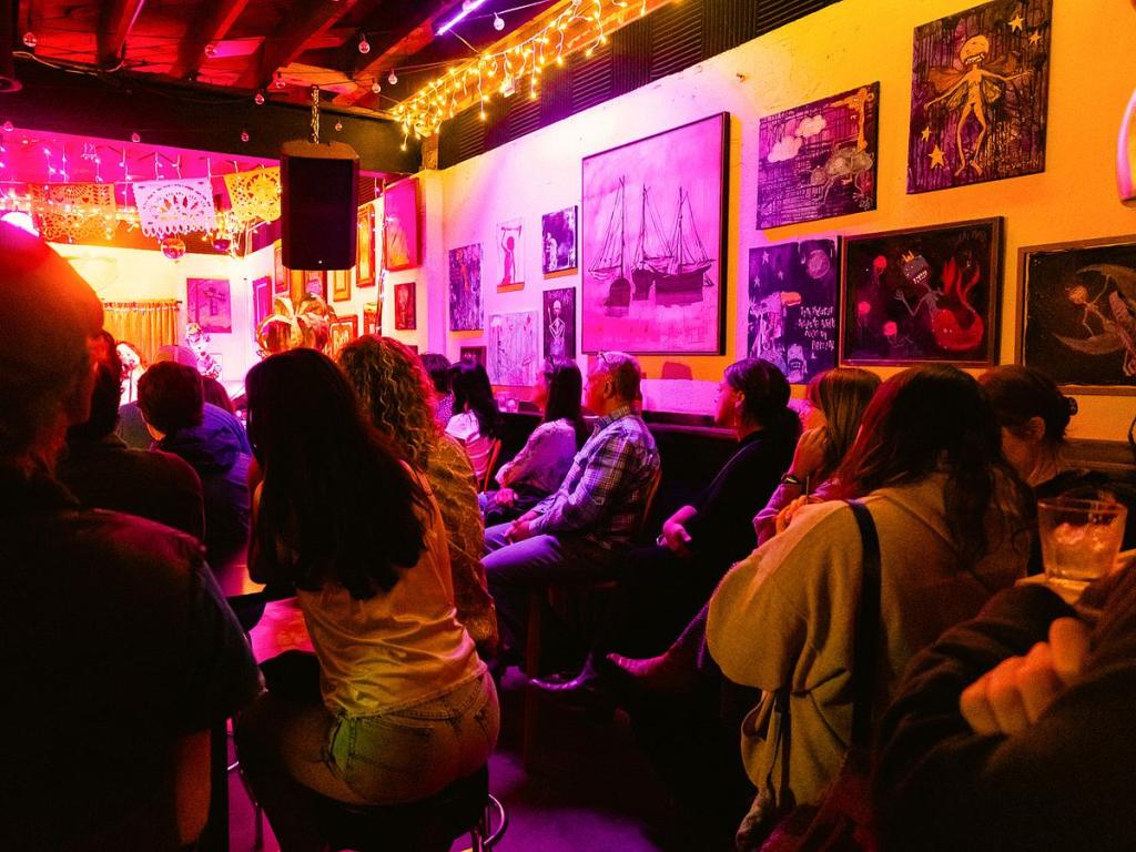  Kalyn Fay, Mallory Eagle and Amber Watson perform at Thelma's Peach's Songwriters in the Round on May 1, 2026. 