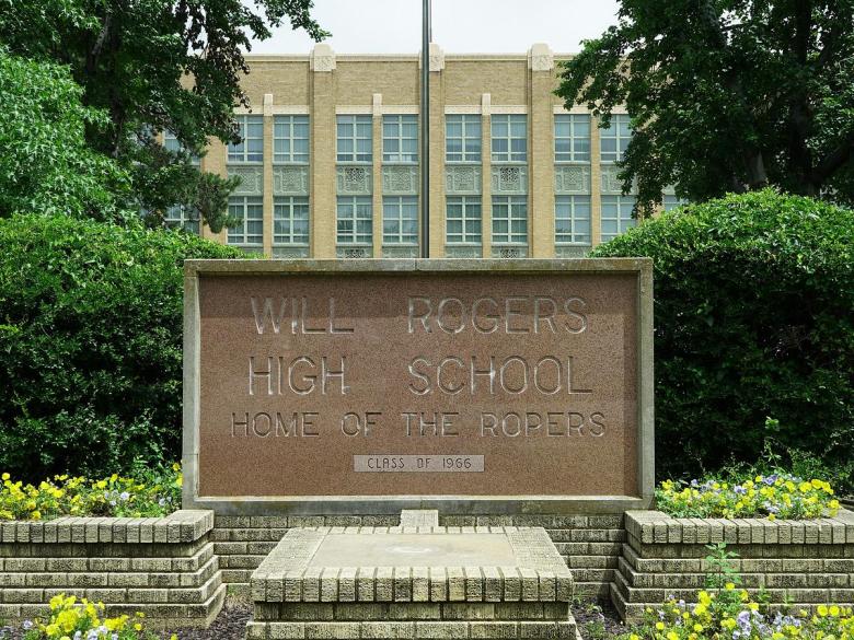 Will Rogers High School is pictured in June 2025.