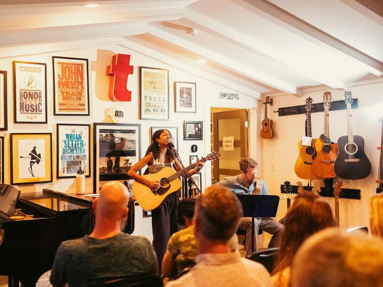 Micaela Young performs at Tulsa Treehouse on May 15, 2026. The singer-songwriter is preparing to release an EP this summer.