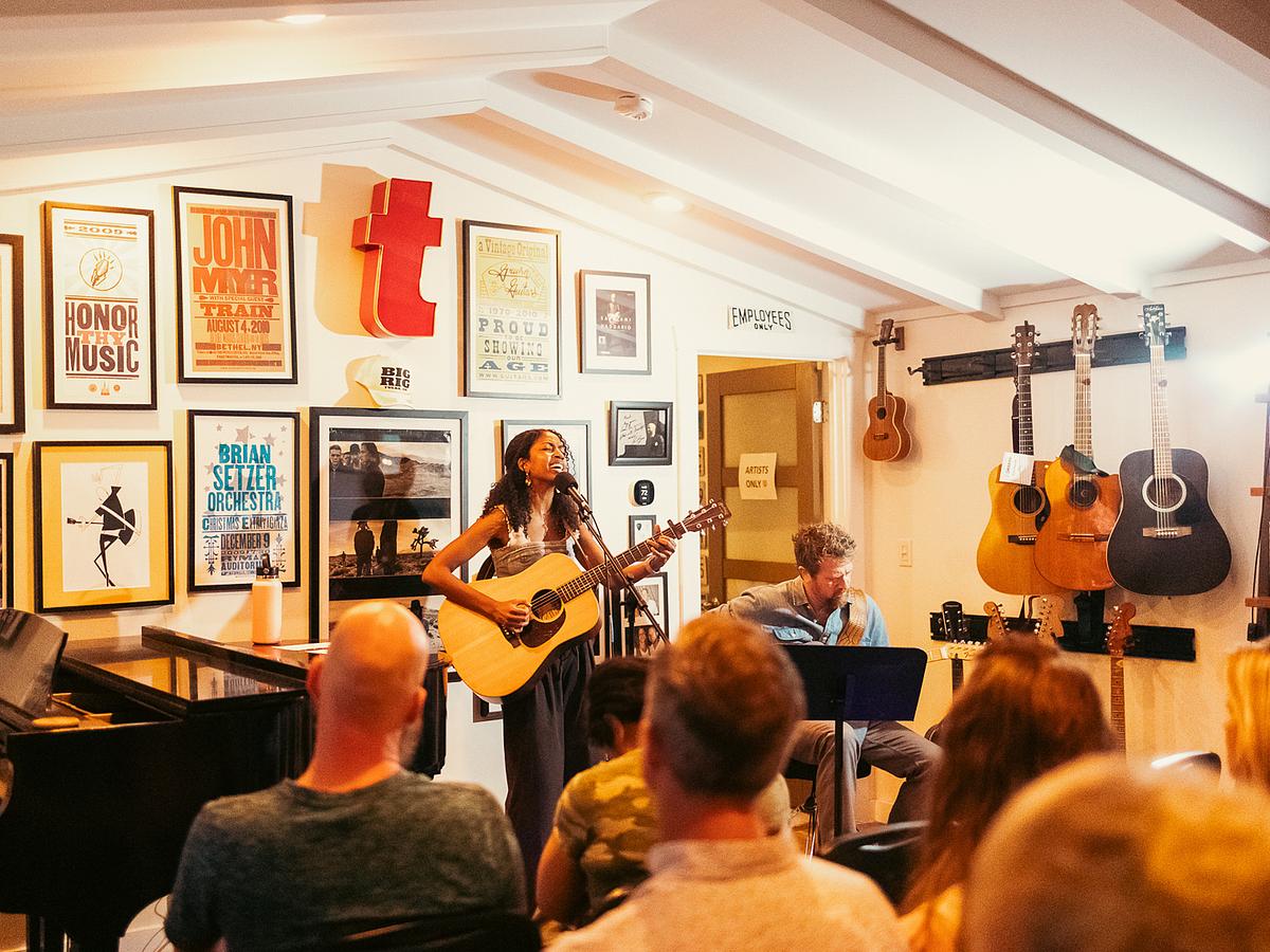Tulsa singer-songwriter Micaela Young plays for a packed Treehouse on Reservoir Hill