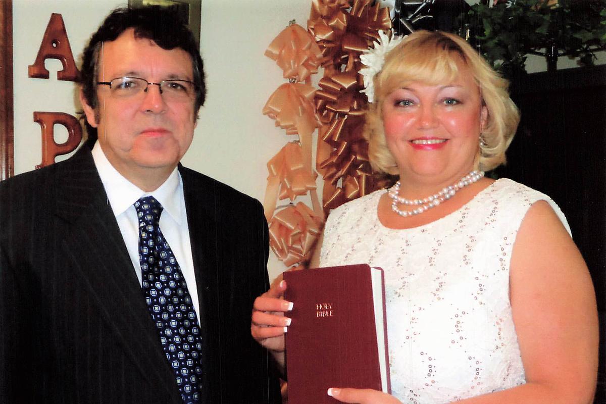 Tulsa resident Milana Swope, right, faces deportation to Russia after spending nearly eight months in ICE detention. Swope, pictured with her husband Roger, came to the U.S. from Russia in the early 2000s.