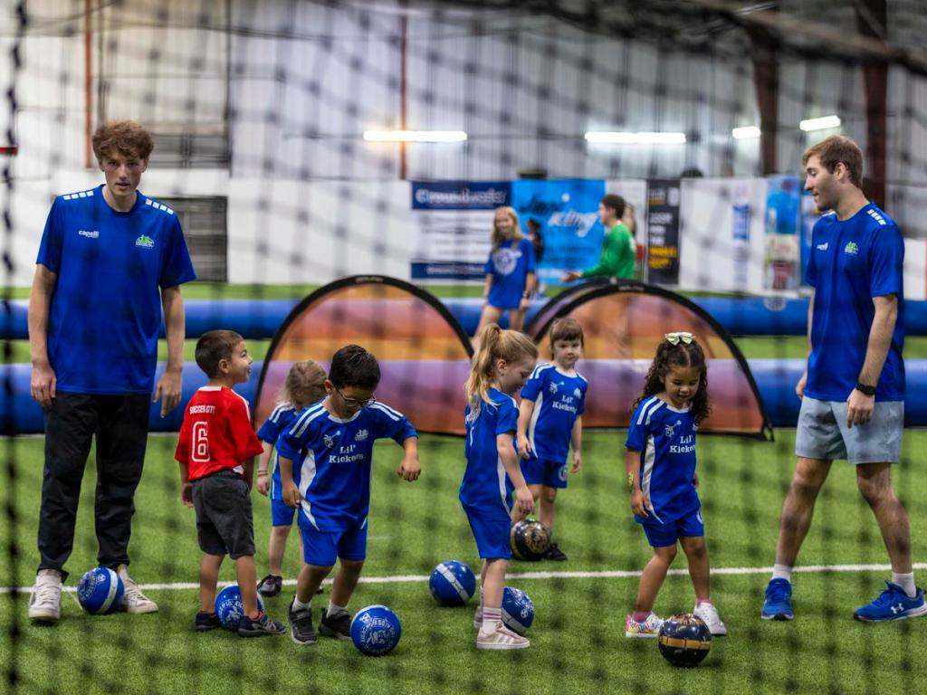 Lil' Kickers practice at SoccerCity in Tulsa on June 13, 2026. 