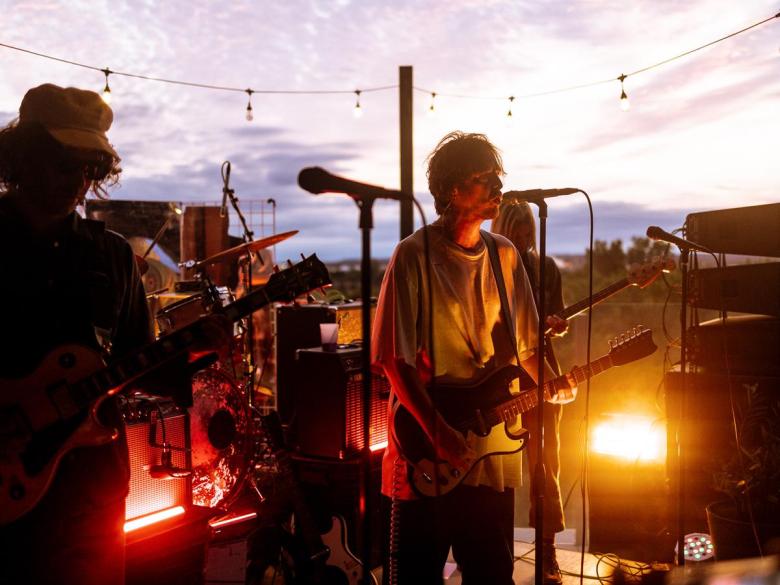 BRONCHO performs at Brut Hotel's rooftop bar Soma on June 18, 2026.