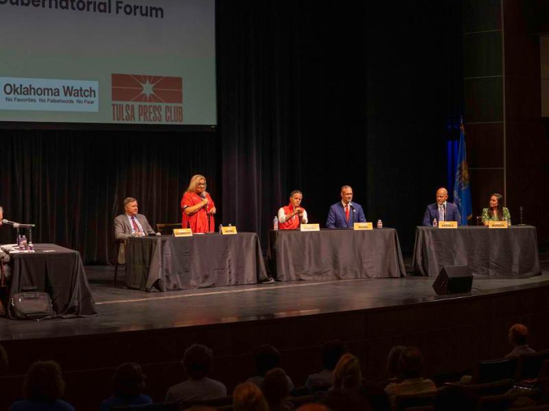 Education, health care and taxes: Gubernatorial candidates highlight priorities in Tulsa Press Club forum