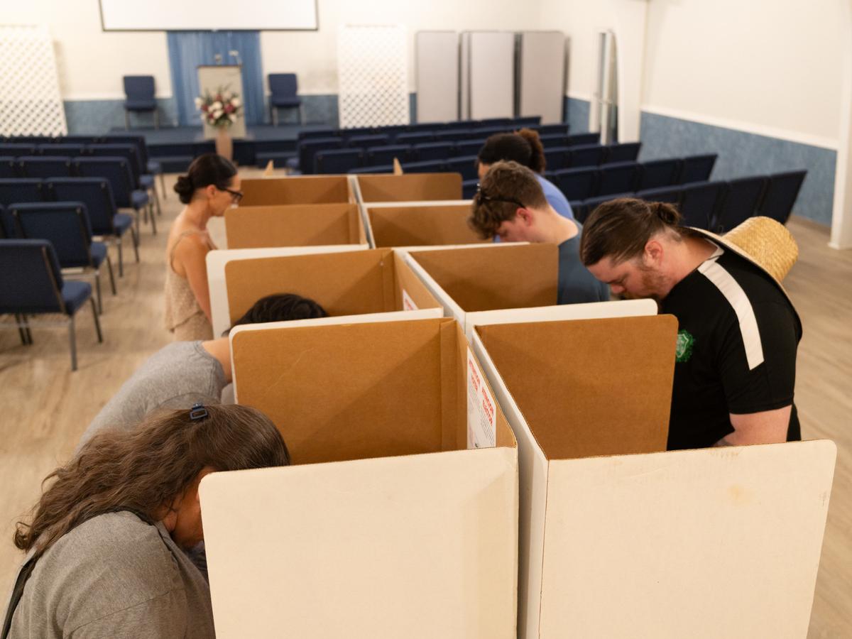 Tulsans vote in the primary elections inside Midtown Church of Christ, 2901 S. Yale Ave., on June 16, 2026.