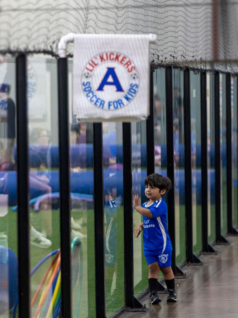 Members of the Lil' Kickers league practice at SoccerCity in east Tulsa on June 13, 2026. 