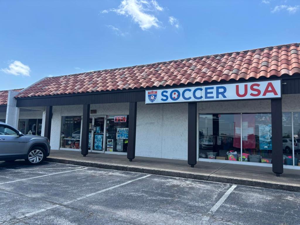 SoccerUSA has two locations in the Tulsa metro, including its store off Sheridan Road.