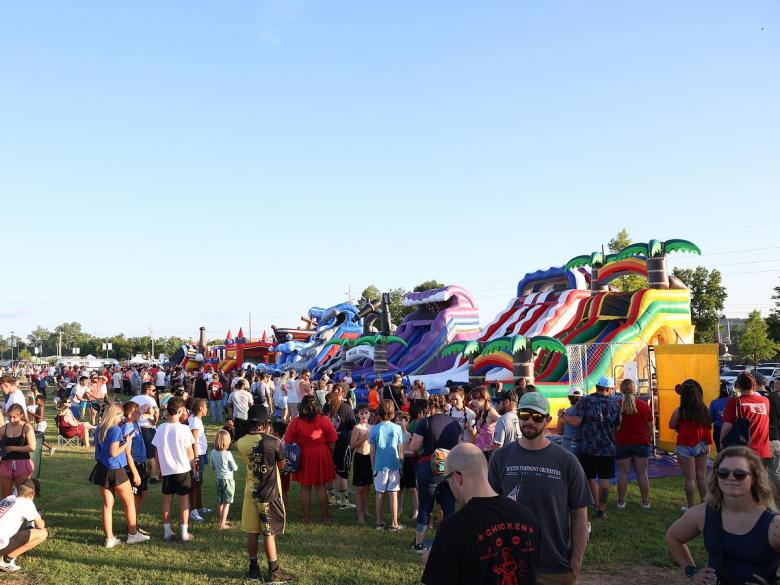 A scene from the 2025 Freedom Fest on July 4, 2025.