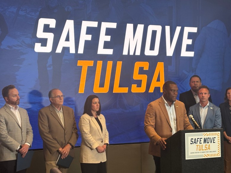 Mayor Monroe Nichols provides an update on Safe Move Tulsa on June 24, 2026.