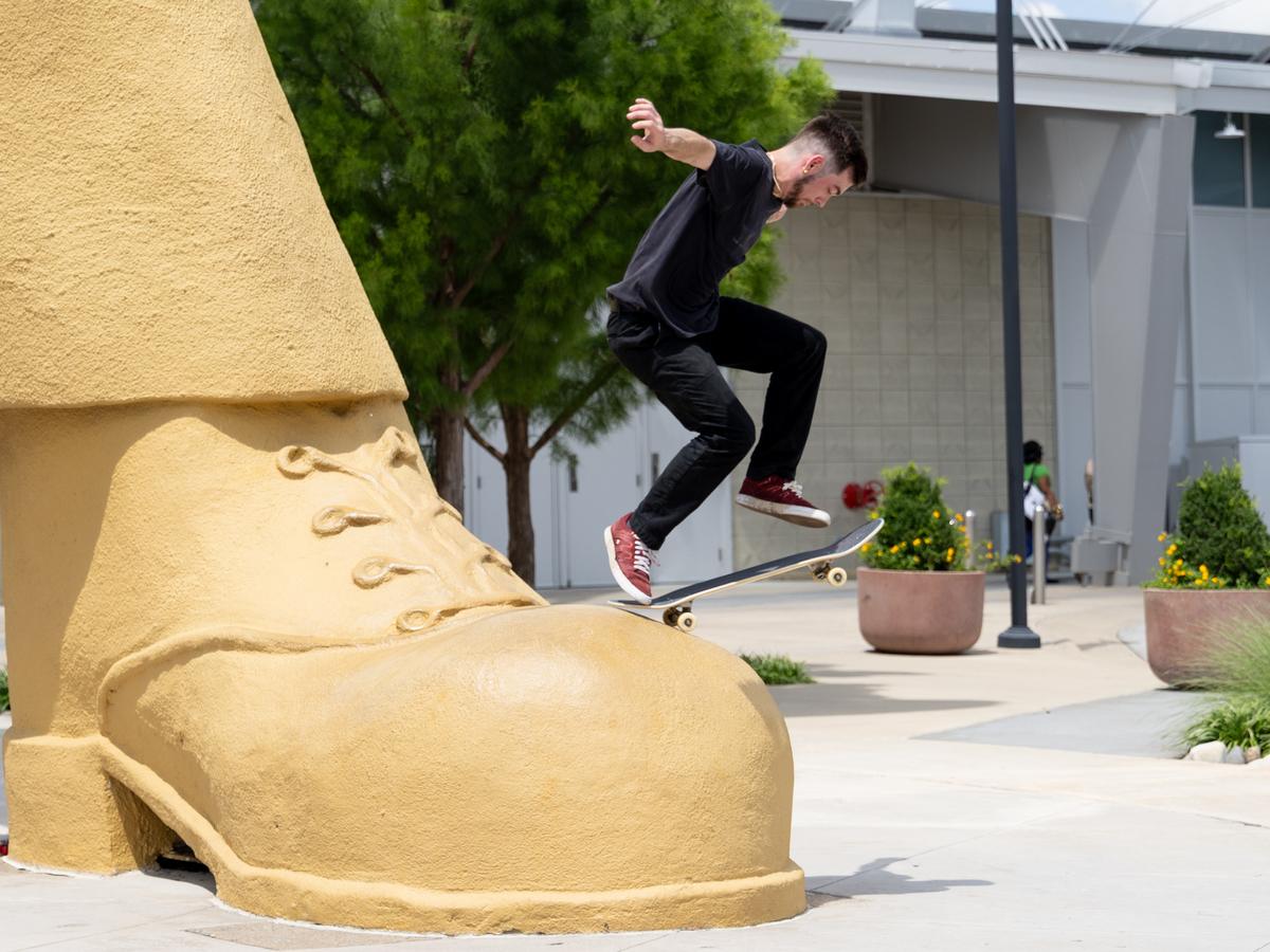 Rainey Dayz Skateboards pays tribute to Golden Driller — and Tulsa — with new deck 