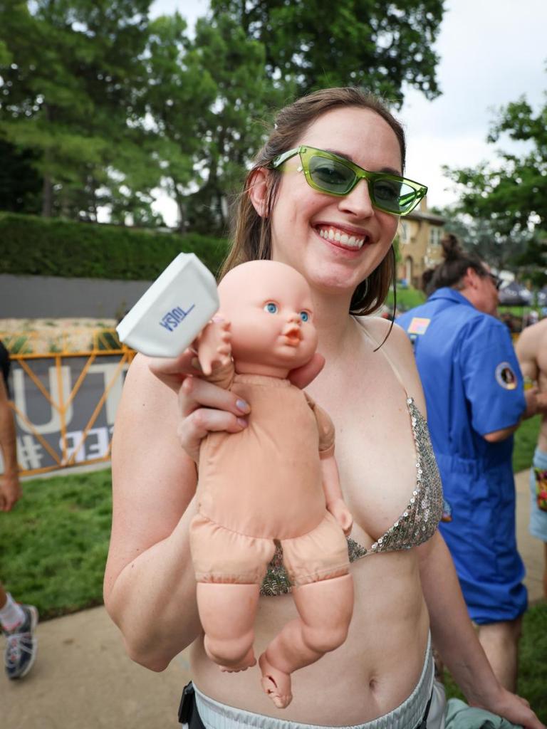  A scene from Sunday's Tulsa Tough racing and party on Crybaby Hill on June 7, 2026. 