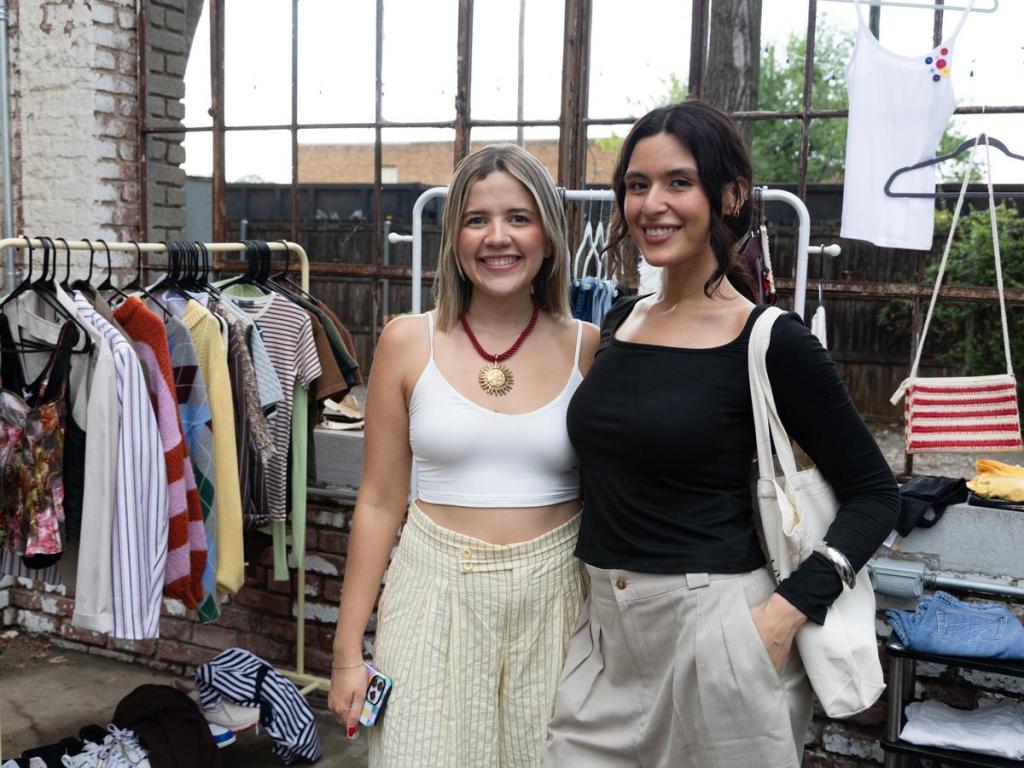 Fabi Corleto and Francella Aguilar at their Central Collective booth inside the Offline Tulsa Night Market at WOMPA, 3306 Charles Page Blvd., July 18, 2026.