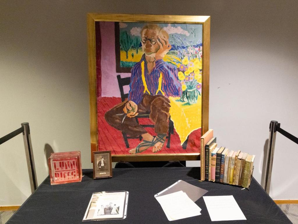 A self-portrait by Lynn Riggs is on display courtesy of Claremore Museum of History. “Oklahoma!” will be performed July 24 to Aug. 16 in Tulsa PAC's Williams Theatre, 110 E. 2nd St.