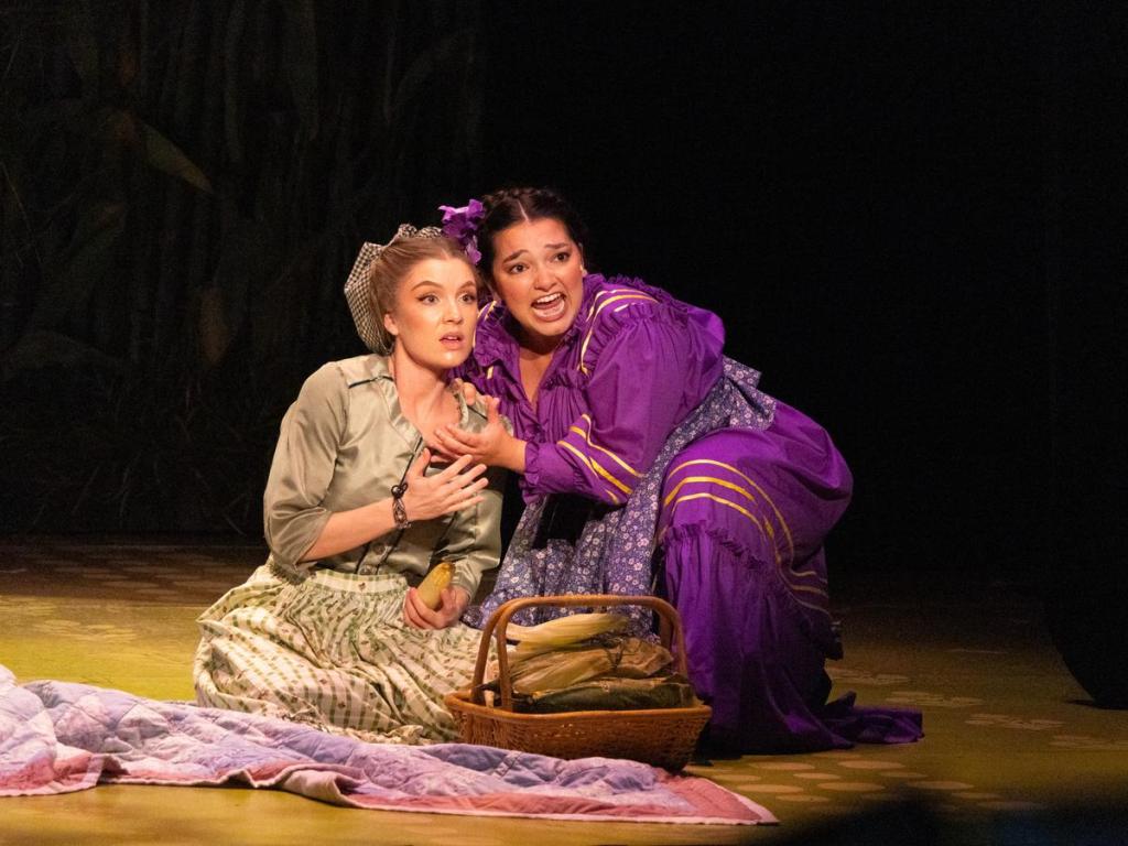 Ruby Shadley and Becca Washington in “Oklahoma!” that will be performed July 24-Aug. 16 in Tulsa PAC's Williams Theatre, 110 E. Second St.
