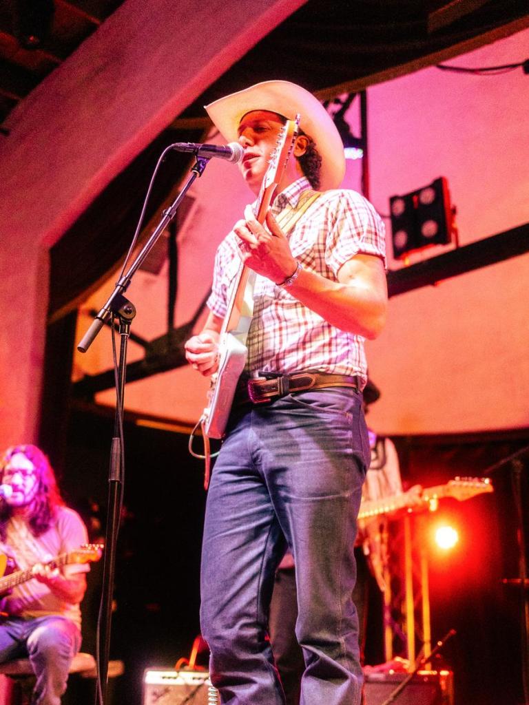 Jacob Tovar performs at Tulsey Town Two-Step at Cain's Ballroom on July 24, 2026. 