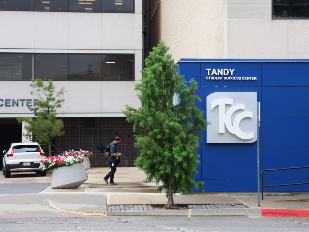 Tulsa Community College's Tandy Student Success Center in downtown is pictured on Aug. 12, 2025.