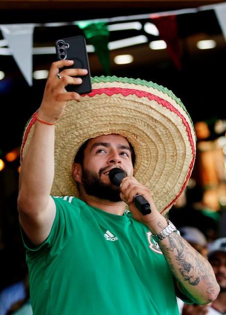  Mexico soccer fans watch Mexico-England play in the FIFA World Cup in Tulsa on Sunday, July 5, 2026.