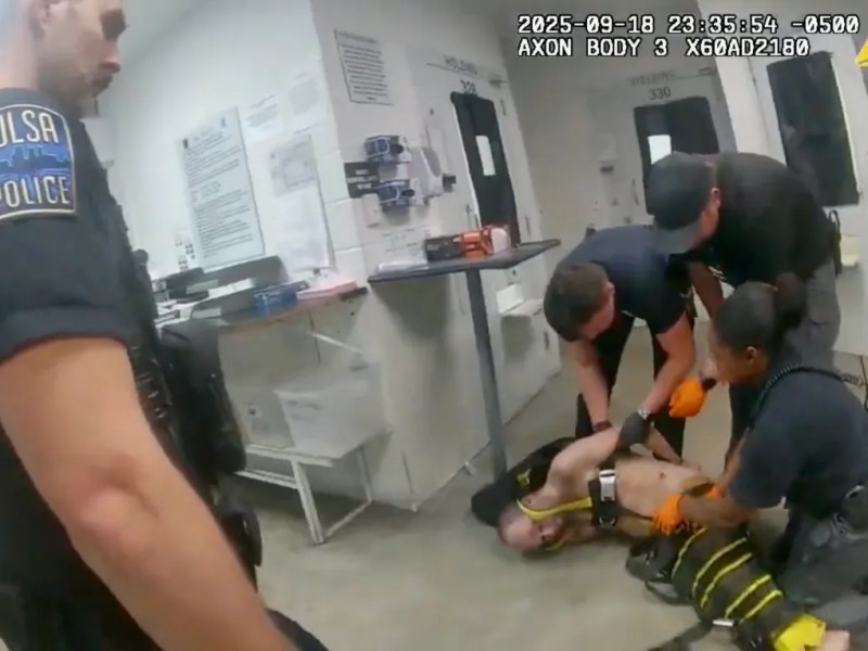 Tulsa police took him to the city jail instead of a hospital. He was dead within an hour.