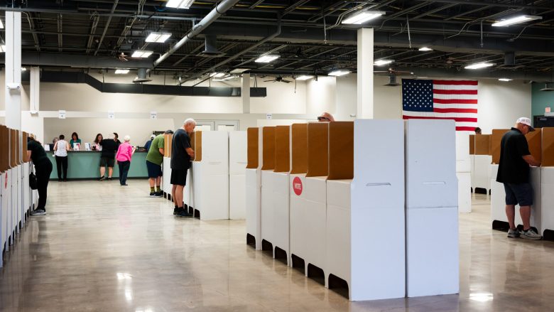 inside Tulsa County voting location