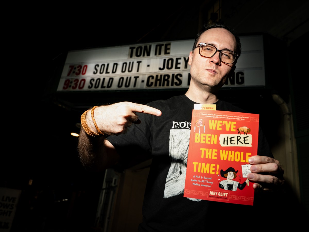 Joey Clift wrote a comedic guide to Native history. His tour is hitting Tulsa — with some local friends.