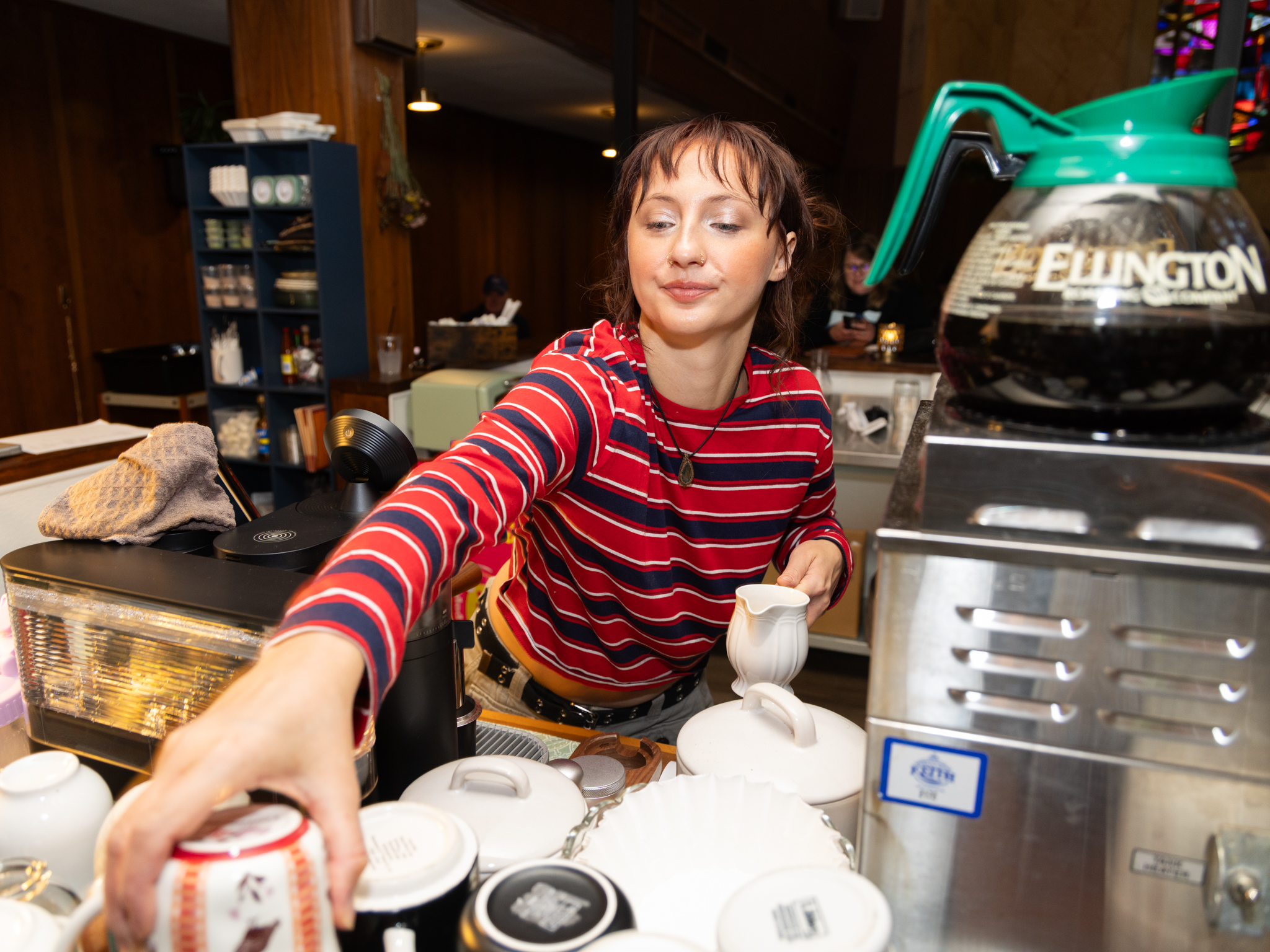 Wildflower Cafe's coffee bar is open for business, with expanded dining space to boot